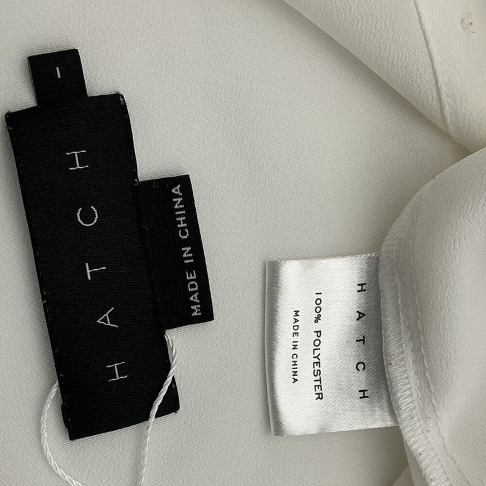 Hatch Crisp White Savannah Blouse Size 1 - Picture 4 of 4